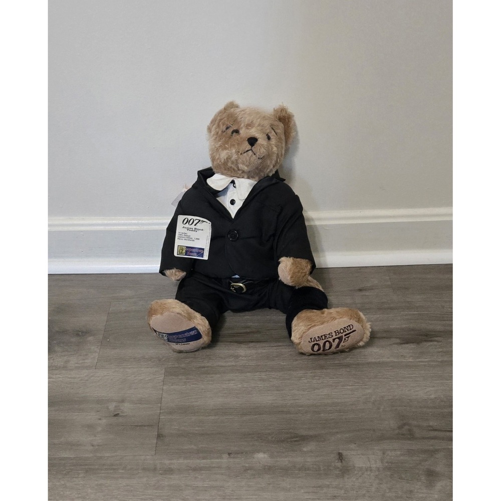 Vintage Cooperstown Bears James Bond Limited Edition Retired #89/1000‎ NWT